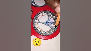 Amazing spiral design 🔥 #asmr #asmrsounds #asmrvideo #spirograph #spirographdesigns