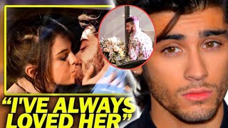 Zayn Malik kiss and surprise Selena Gomez with bouquet of flowers