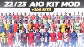 22/23 Kits AIO V7 Mod For FIFA 22 |  200 New Kits | TU17