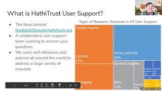HathiTrust User Support: Collaborating to Answer Your Questions
