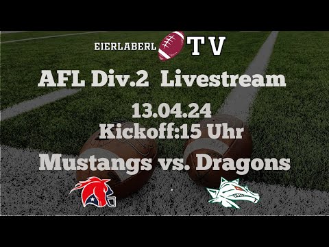 AFL Livestream Division 2 Ebenfurth Mustangs vs Dragons 2