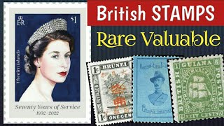 Rare Valuable Stamps Of British Empire - Highly Desirable | Old Postage Stamps Philately
