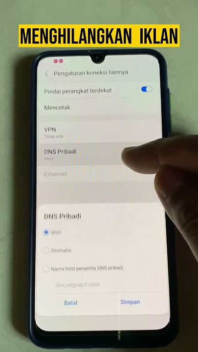 Hilangkan iklan yang sering muncul tiba tiba di hp android