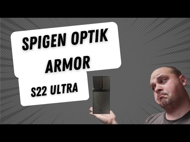Funda Spigen Optik Armor Para Galaxy S22 Ultra - Negro
