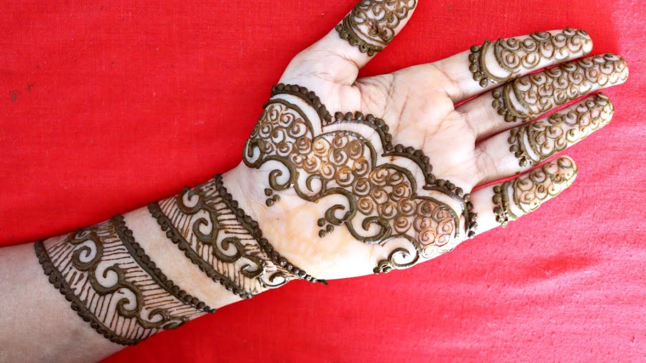 Very Easy latest Mehndi Design | Full Hand Mehndi Design | Mehndi ...