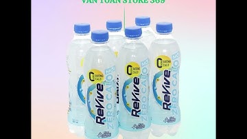 Nước bù khoáng không ga REVIVE zero calo chai 500ml