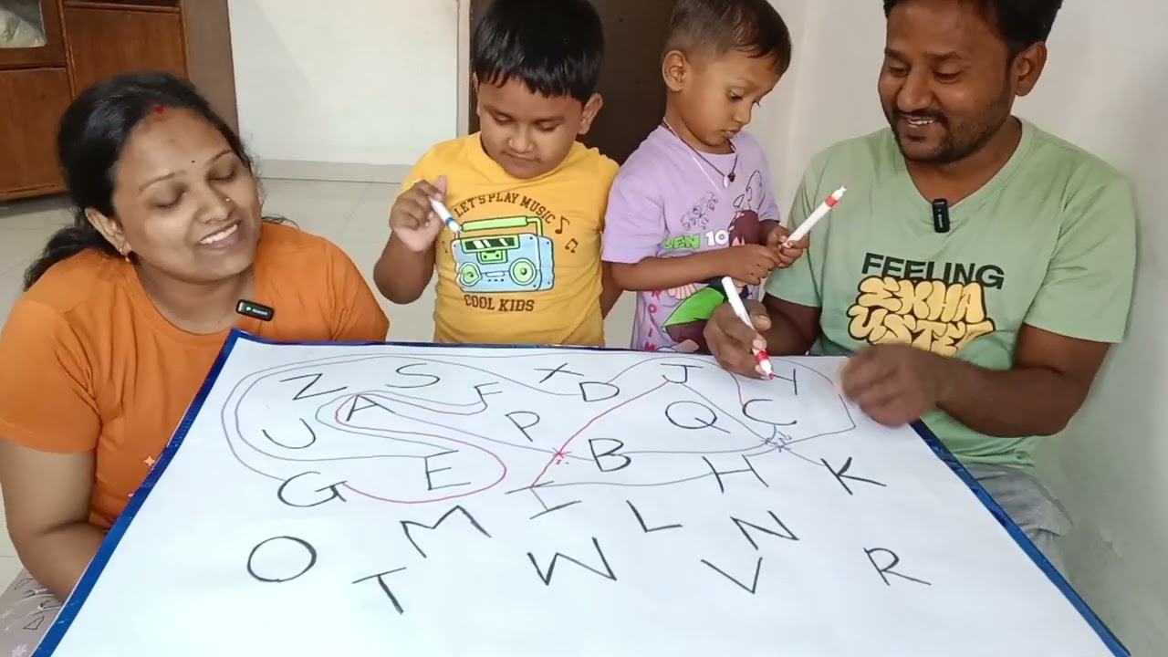 CONNECT THE ALPHABET CHALLENGE 😍