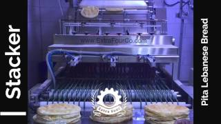 Bakery Equipment Lebanon Pita Lebanese Bread Stacker Counter - مكنة تستيف الخبز اللبناني العربي