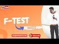 F Test- Basics