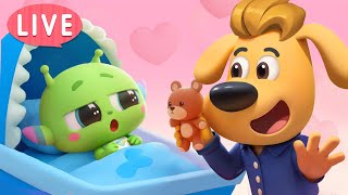 π΄LIVE | Sheriff Labrador Helps Baby Alien Sleep | Fun Story | Educational Cartoons for Kids