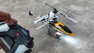 RC helicopter unboxing toy