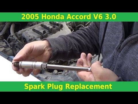 2005 Honda Accord V6 3.0 Spark Plugs Replacement - Automotive Education