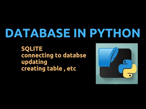 Python | 13.0  | Database in Python |part 1