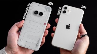 Wylsacom Видео iPhone 11 vs. Nothing Phone 2(a). Старый iPhone против "среднего" Android'a. Кто кого?