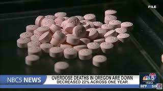 Overdose deaths in Oregon are down according to Oregon Health Authority