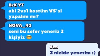 1vs2 Kostüm Vs si İstediler ? w/ @sacmaungaymoi @BRKbs88 - Brawl Stars