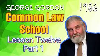 Information Common Law   Lesson 12 Part 1 Guide