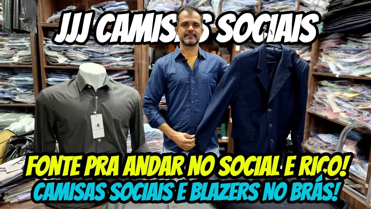 CAMISAS SOCIAIS E BLAZERS NO BRÁS: SUA NOVA FONTE DE RENDA EXTRA! 💼