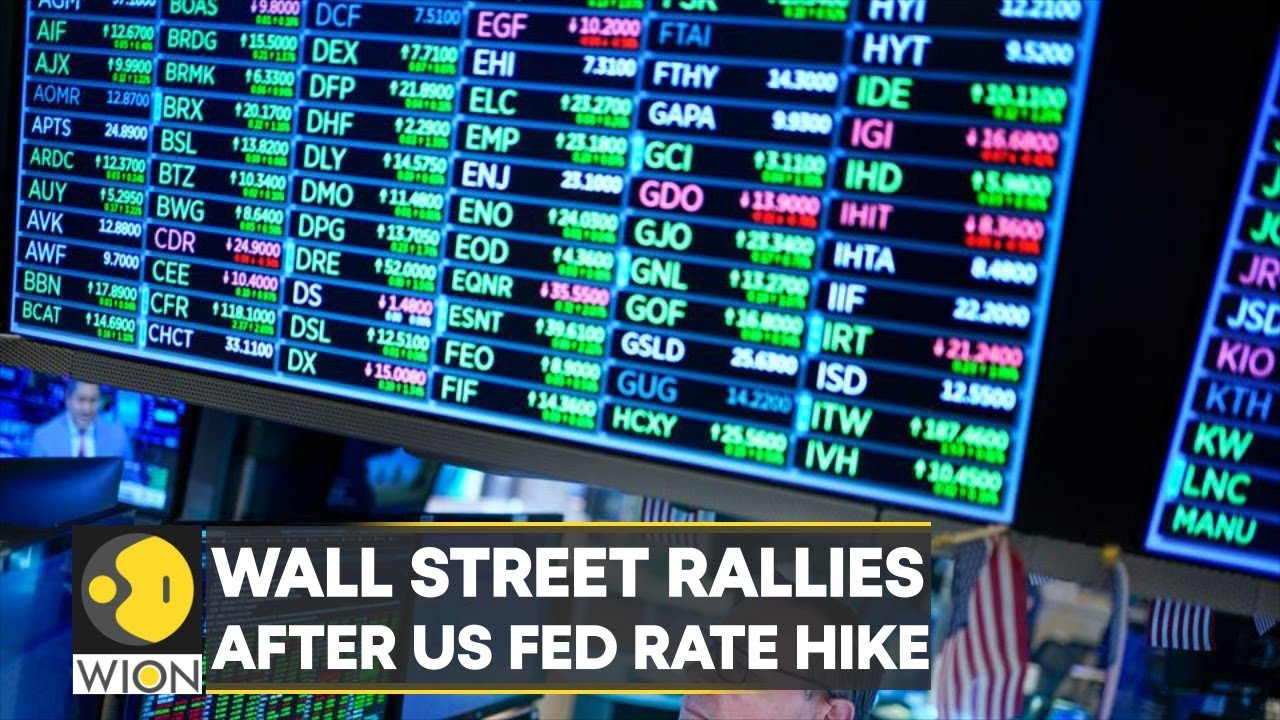 Wall Street rallies after the US Fed hikes rates by 75 bps | World ...