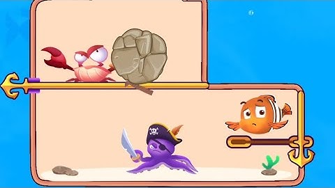 Fish Pin All Game Save The Fish Gameplay - Fishdom Game - Pull The Pin