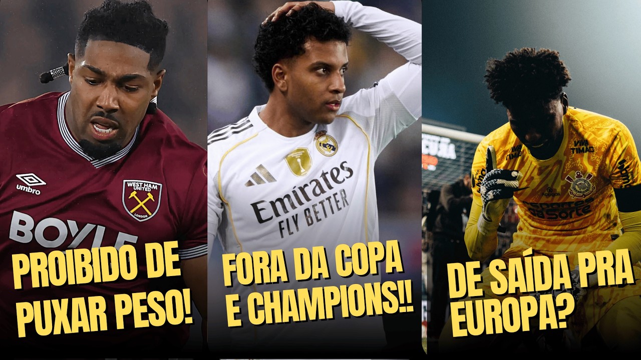 Rodrygo fora da Copa! Real pode vender Vini Jr e Traoré poibido de puxar peso, Hugo souza na europa🚨