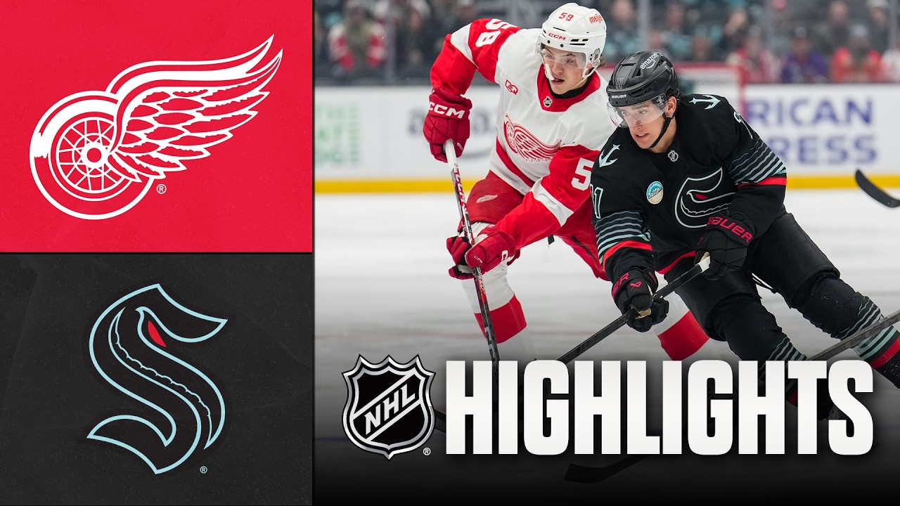 3-0 up, 3-3 by minute 60: Kraken outlast Red Wings 4-3 after overtime