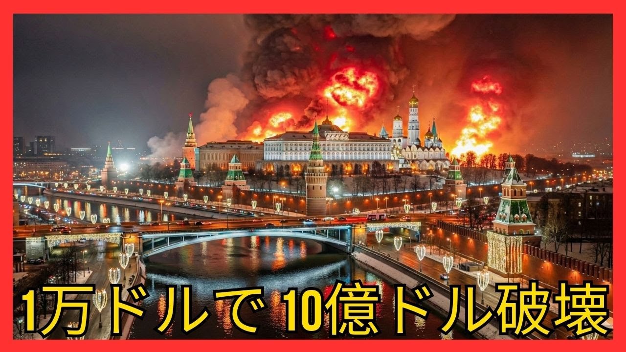 【モスクワ大停電】1万ドルのドローンが数十億ドルの送電網を粉砕！ウクライナが仕掛けた大晦日の「報復の罠」を徹底解説