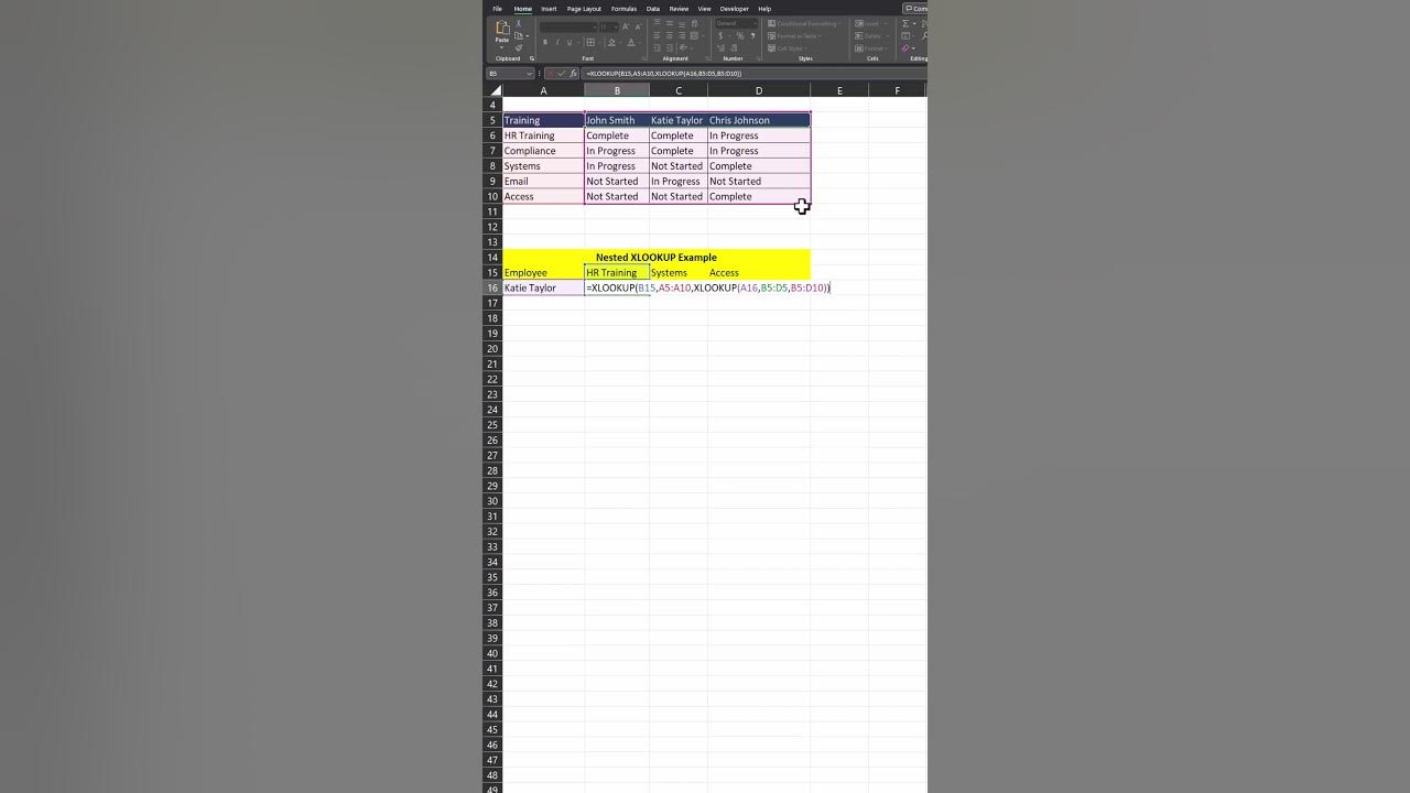 Excel tips nested xlookup youtube