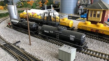 My 4x8 x 2 HO Layout - Oil Delivery Part 2 Plus Bonus