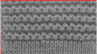 तीन फंदों का बुनाई डिजाइन। knitting pattern for cardigan/scarf/sweater & baby boy & girl