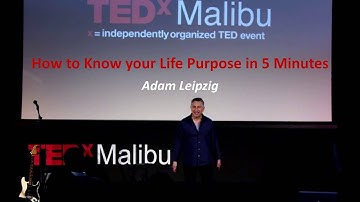 Adam Leipzig "How to Know your Life Purpose in 5 minutes" | Subtitulado Español - TEDx Talks 1FEB