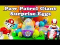 Assistant Opens Funny Paw Patrol Surprise Eggs with Chase and Rubble