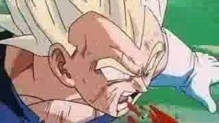 Kid Buu Kicks Vegetas