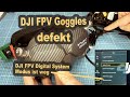 DJI FPV Goggles V2 defekt - DJI Digital FPV System Modus fehlt