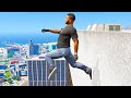 GTA 5 Jumping off Highest Buildings #14 - Funny Moments & Fails