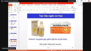 Tương Tác Thuốc - Dược Động học