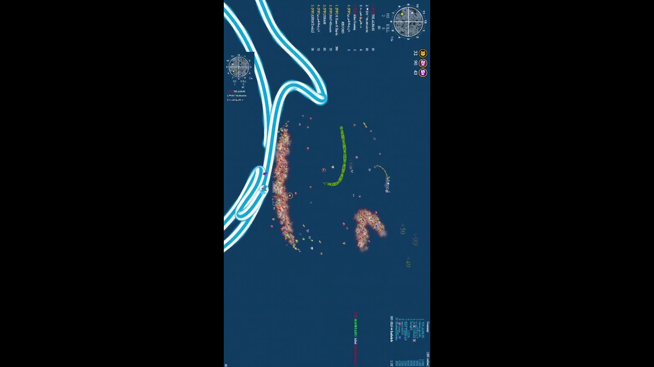 ارحبوا حبايب مع لعبة الدودة مع قاهرهم wormare.io