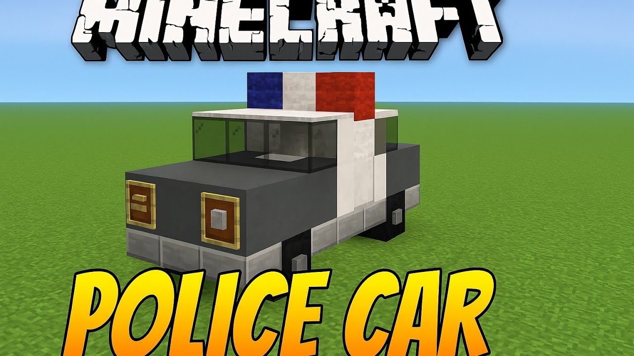 MİNECRAFT: POLICE CAR TUTORİAL - YouTube