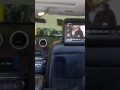 Ml350 replaced factory monitor with Dvd player 9" headrest monitor