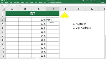 រូបមន្ត Excel ::: អនុវត្ត រូបមន្ត INT (3/40)