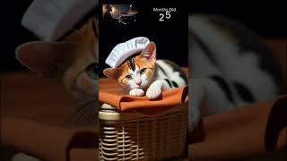 New-Born Kitten to Beautiful Cat an Emotional Time Lapse Visual Story With AI #shorts #cat