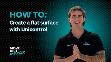 How To Create a Flat Surface | Kommand | Unicontrol 3D GPS Tutorial
