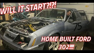 WILL IT RUN?!?! First Start of Our Home Built Ford 302