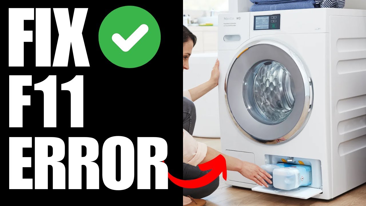 Miele Waschmaschine Hygiene Info Geht Nicht Weg Miele Washing Machine Error F11 - How To Fix - YouTube