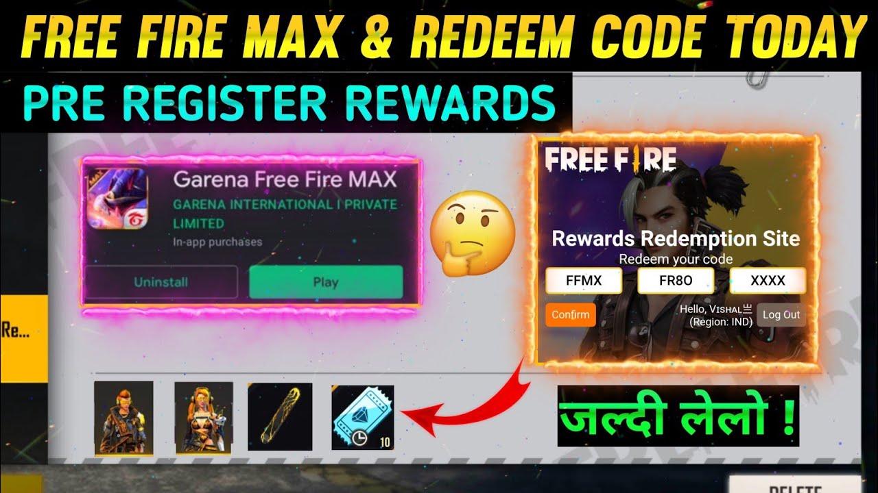 Garena Free Fire Max July 25 Redeem Codes: Collect free FF Max