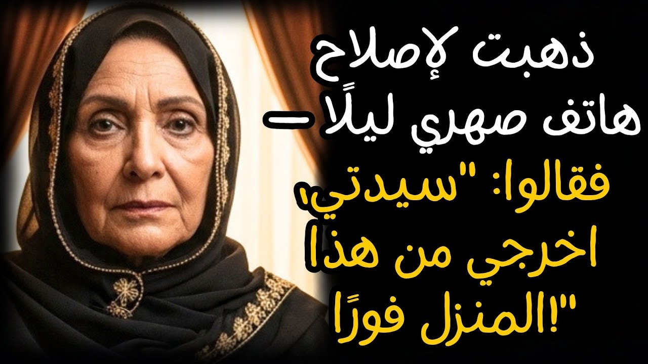 ذهبت لإصلاح هاتف صهري ليلًا — فقالوا: 