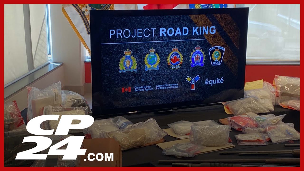 Ontario police jurisdictions seize drugs, stolen vehicles, weapons, and more in 'Project Road King'