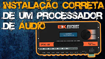 Como ligar processador áudio?