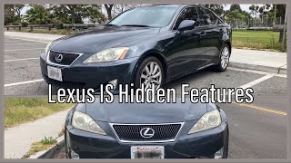 Lexus IS250\/350 Hidden Features And Quirks