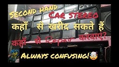 Karol bagh car market//second  hand car stereo 